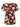 Introducing The Perfect Tee Warm Vista from Sanctuary Clothing: a short-sleeved women's t-shirt featuring a maroon background adorned with a beige floral pattern, complete with a round neckline and offering a relaxed fit.