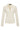 The Dreamgirl Lace Button Up Milk by Sanctuary Clothing is a cream-colored, textured long-sleeve blouse featuring a collared neckline and a button-down front. The fabric showcases a subtle patterned design, and the blouse is tailored for a fitted look.