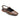 The Everly Slingback Flat Brown Black Snake by Sanctuary Clothing is a single women's slingback flat shoe with a stylish brown and black snakeskin pattern, featuring a squared toe, an adjustable ankle strap with a small buckle, and a low wooden block heel. The insole and lining are black.