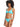 A person with curly hair is smiling while modeling the Sandbar Solids Hipster Bikini Bottom in Curacao from Sanctuary Clothing. The light blue swimsuit features a knotted detail on the top and matching bikini bottoms. The individual stands in a relaxed pose against a plain white background.